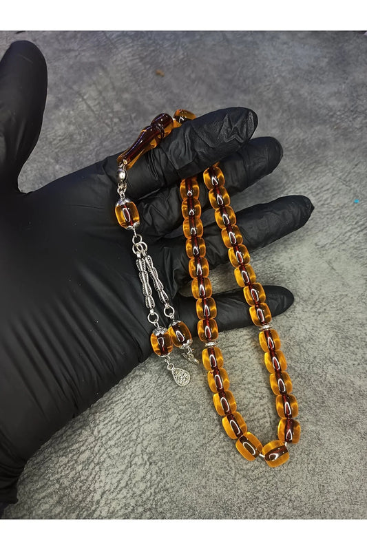 Üst Düzey Toz Kehribar Tesbih